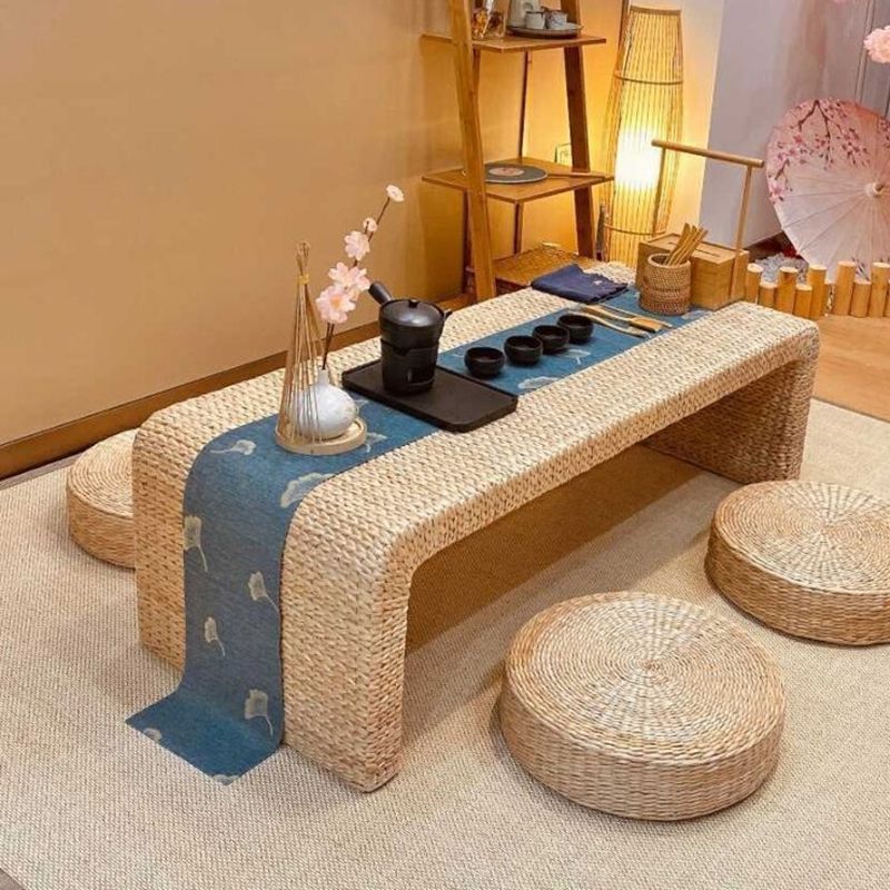 17.72 inch Wide Scandinavian Style Coffee Cocktail Table Wooden Coffee Table