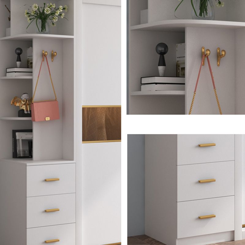 Sliding Wardrobe Cabinet With Drawer Modern Wardrobe Armoire
