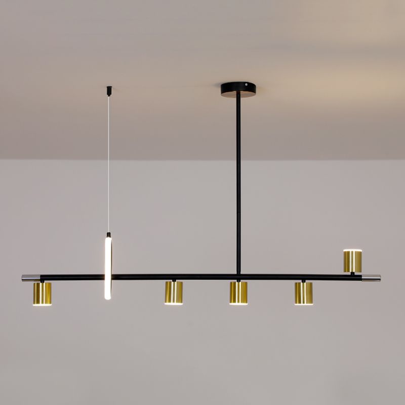 Luces colgantes contemporáneos Geometry Island Lights Metal para la isla de cocina