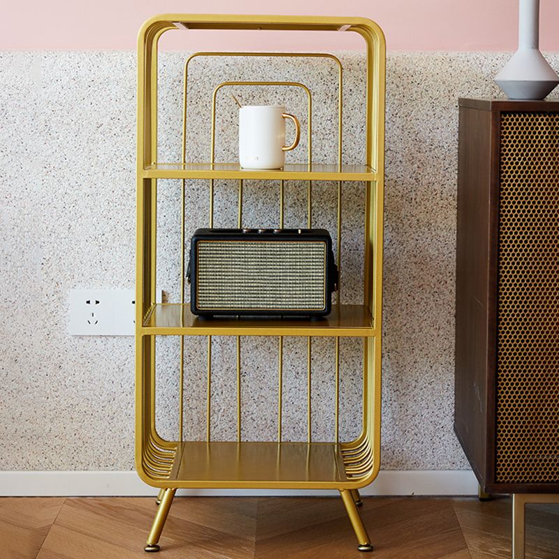 Modern Standard Bookcase Home Office Bookshelf with Rectangle Shelves