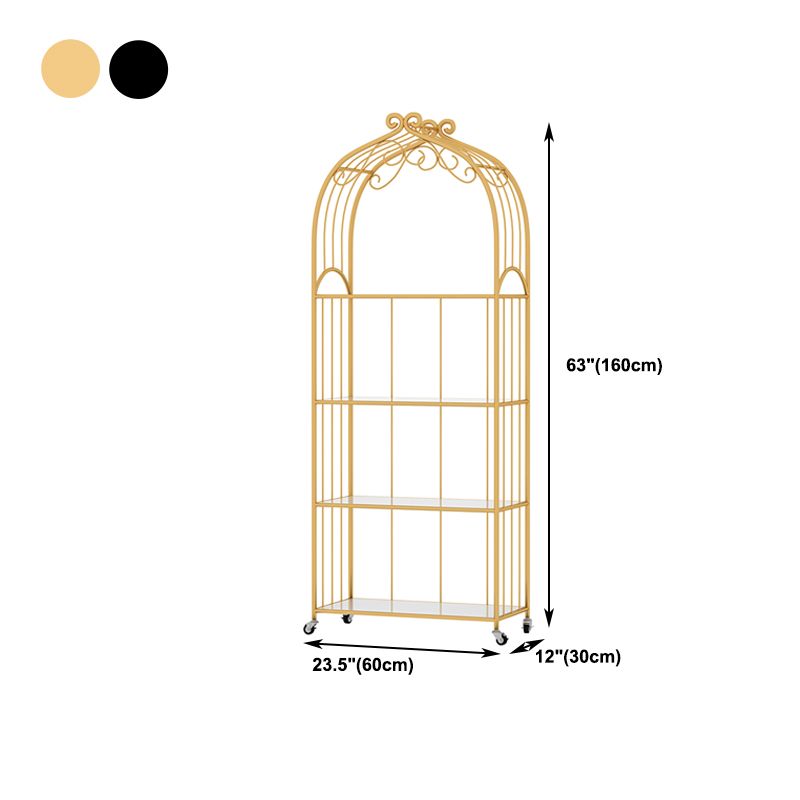 11.81"W Bookshelf Open Back Contemporary Style Bookcase for Home Office