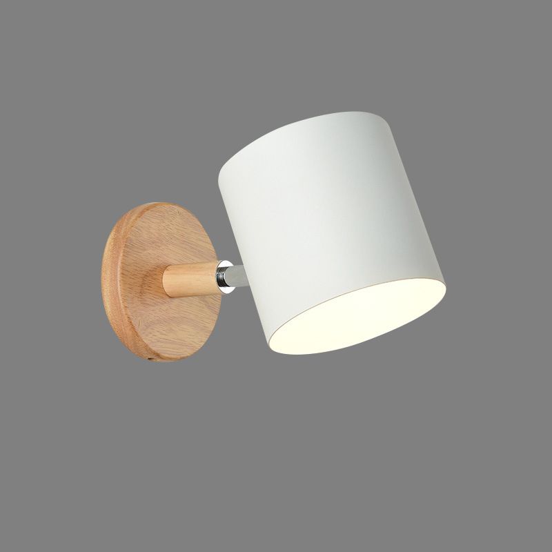 Moderni macaron nordici in stile geometrico con sconde da parete ombre geometrica 1 flione leggero in bianco e nero