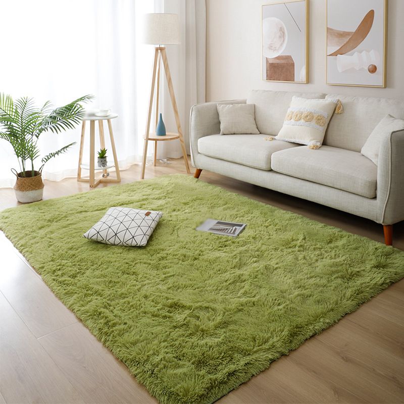 Simple Gradual Change Rug Polyester Modern Rug Stain Resistant Rug for Drawing Room