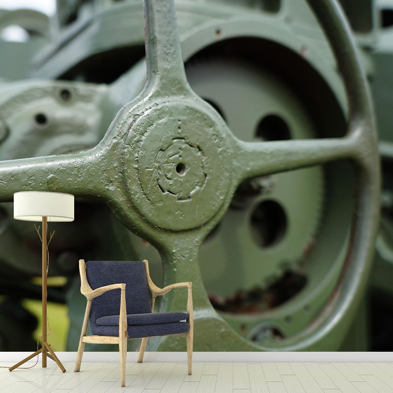 Industrial Style Metal Wall Mural Wallpaper Wall Art for Wall Decor