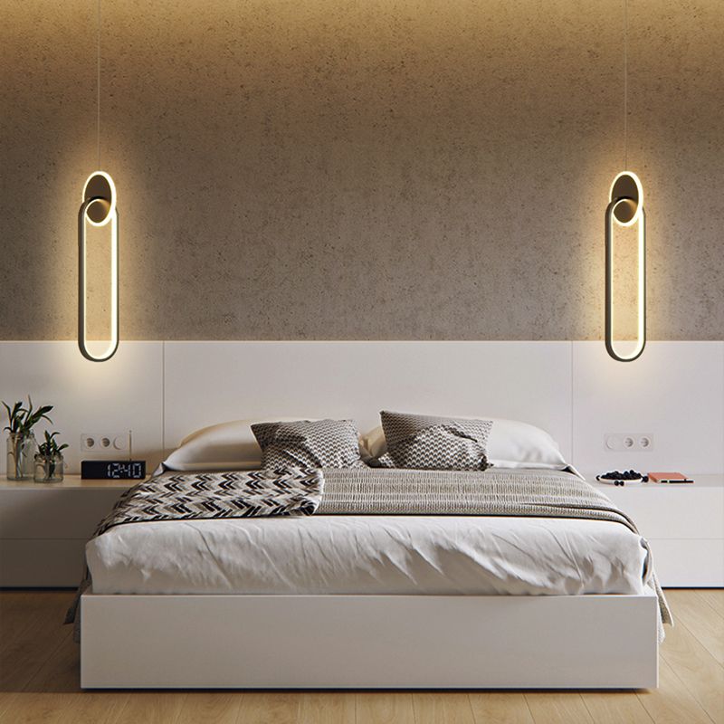 Luminaire pendentif linéaire noir