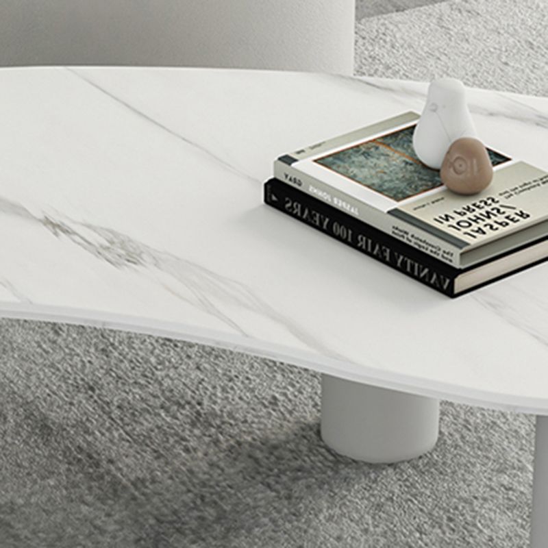 Modern 3 Legs Coffee Table Slate Coffee Table for Living Room