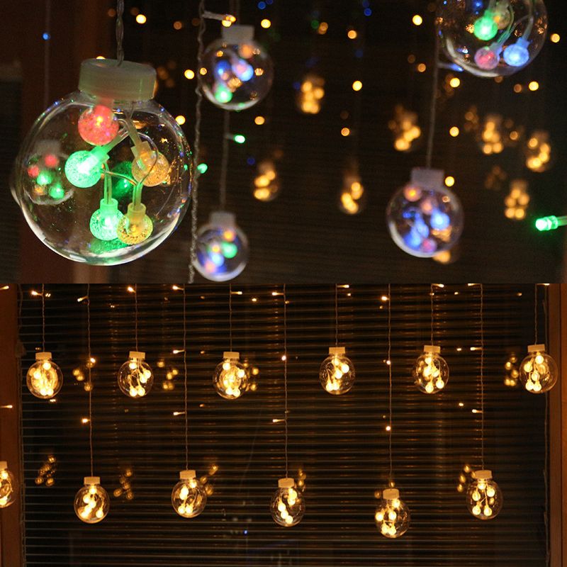 Luz de burbujas transparente luz colgante de cadena de plástico moderna para la decoración del festival