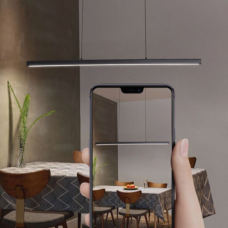 LED Island Light Modern Island Hanging Light with Acrylic Shade for Dining Room