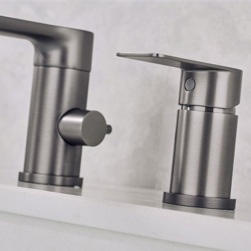 Modern Bathtub Faucet Deck Mounted Roman Tub Faucet Trim with Handshower