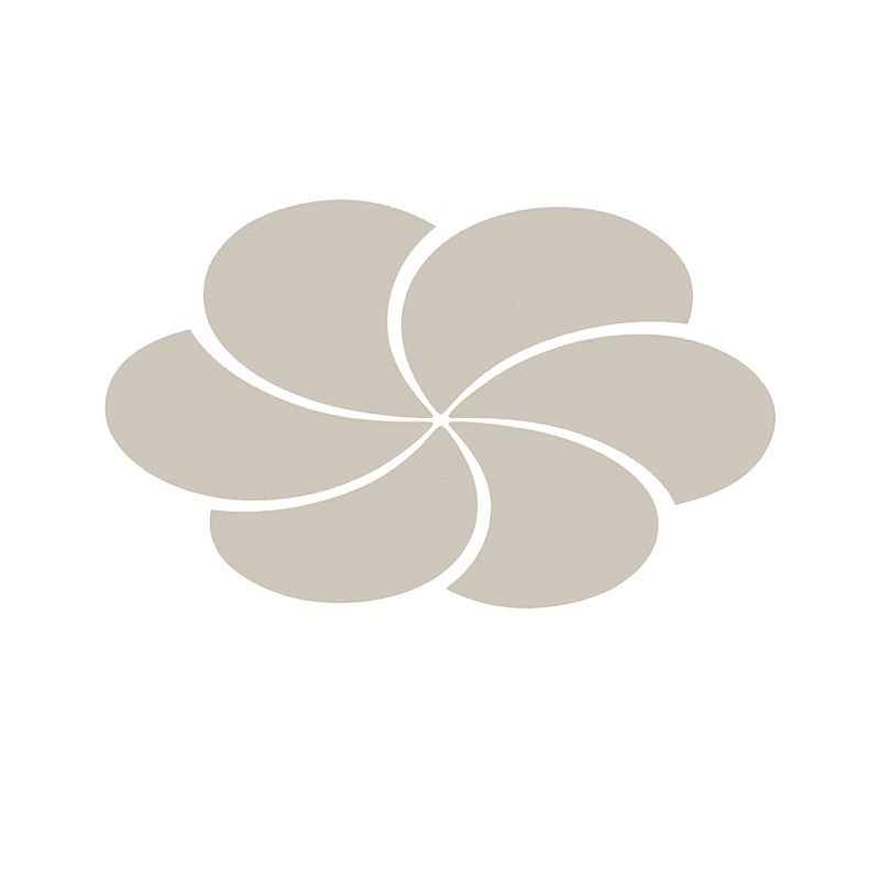 Modern Metal Flush Mount Petal Shape Ceiling Light with Acrylic Shade for Living Room