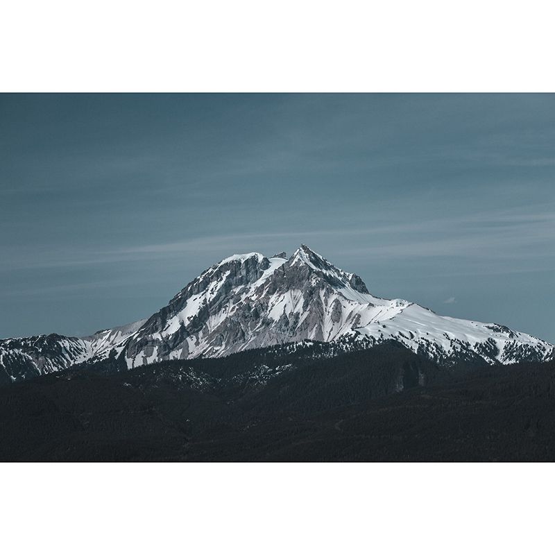 Majestic Mountains Mildew Resistant Wallpaper Photography Sleeping Room Wall Mural