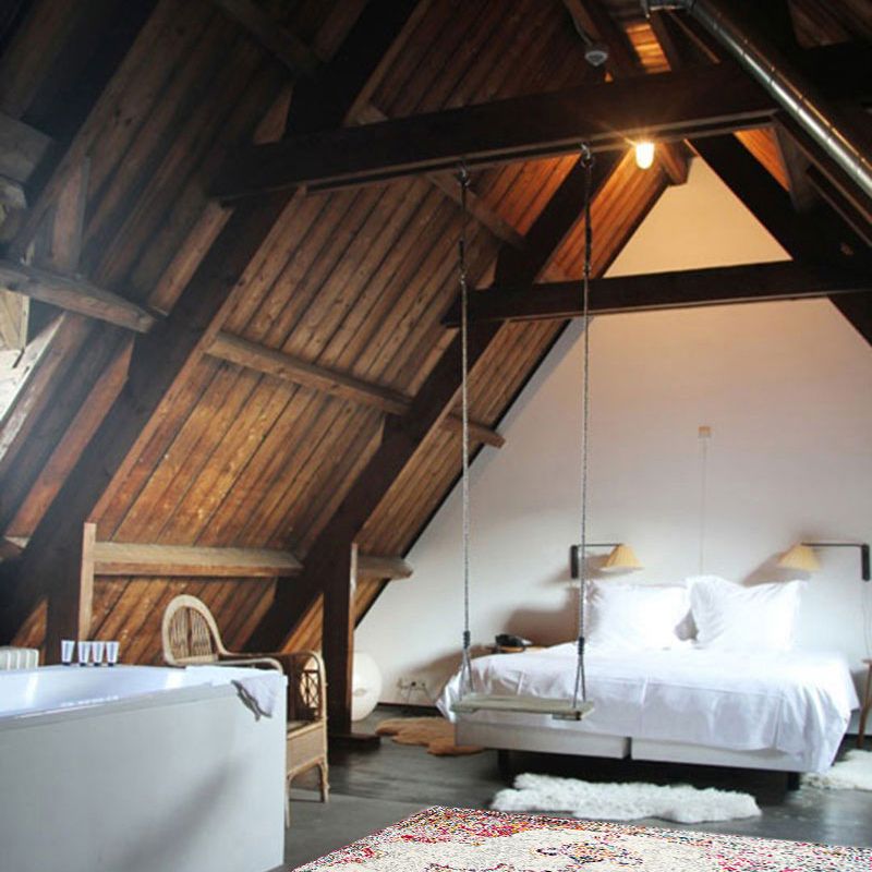 Nostalgia Médalon Carpet Multicolor Polyester tapis anti-glissement