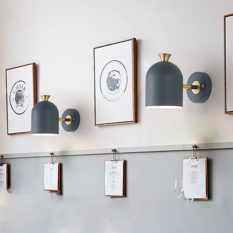 Modern Metal Wall Mount Lamp Bedroom Wall Lighting Fixture with 1 Light