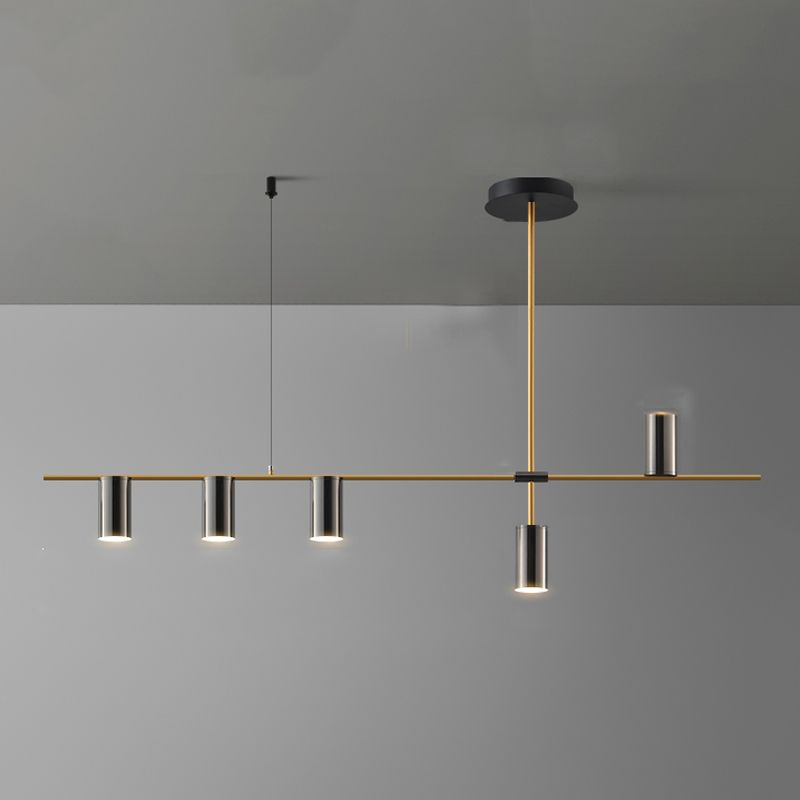 Lámparas de la isla de cilindro de las lámparas contemporaryisland Metal para la isla de cocina