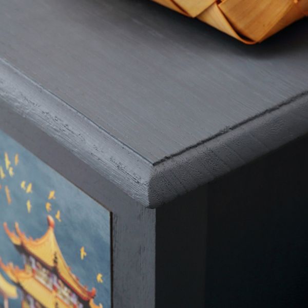 Nautical Combo Dresser Solid Wood Storage Chest Dresser for Bedroom