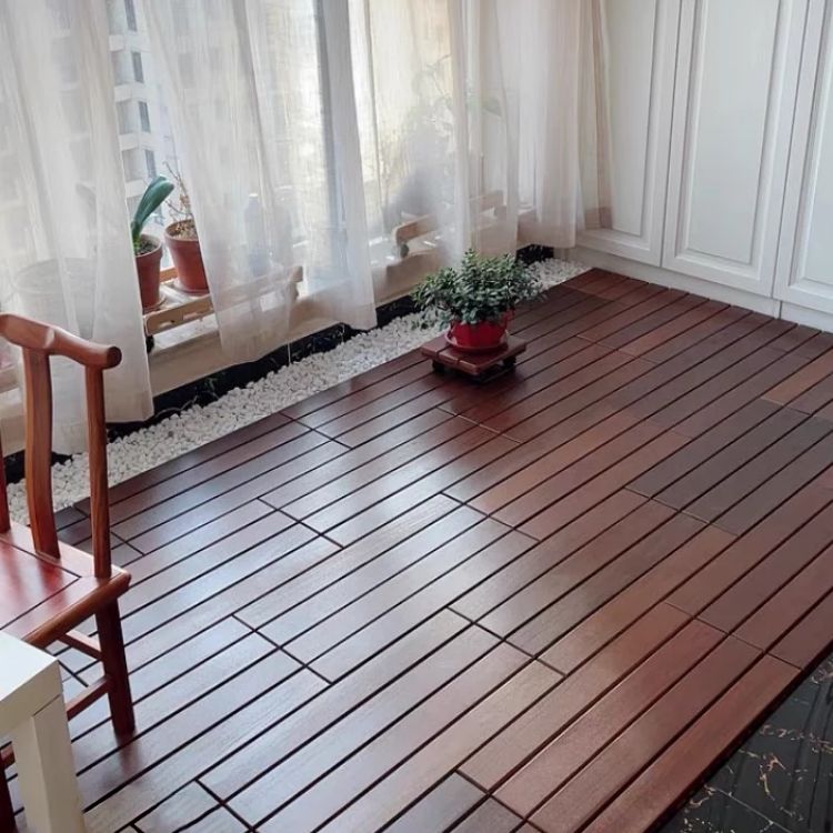 Modern Walnut Laminate Plank Flooring Scratch Resistant Laminate