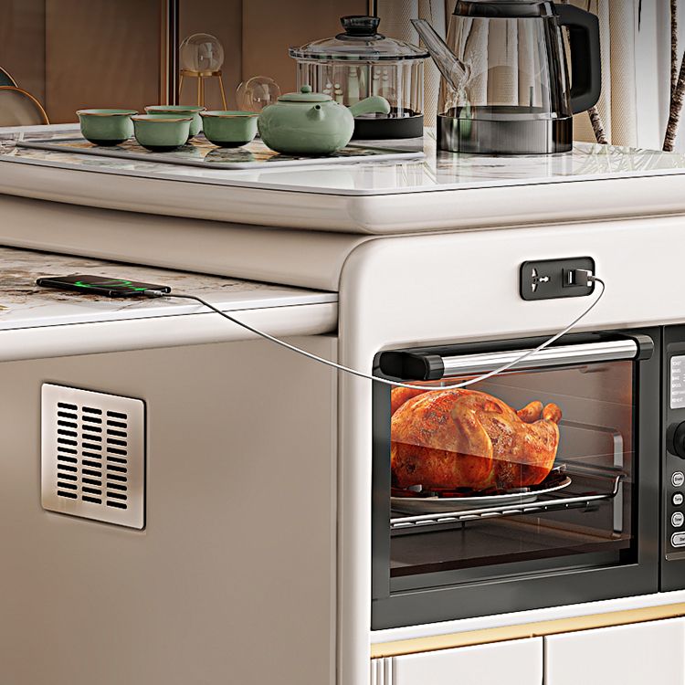 Glam Kitchen Stone Furniture 2/3/5/6/7 Pcs Standard Height Versatile Dining Room Table Set