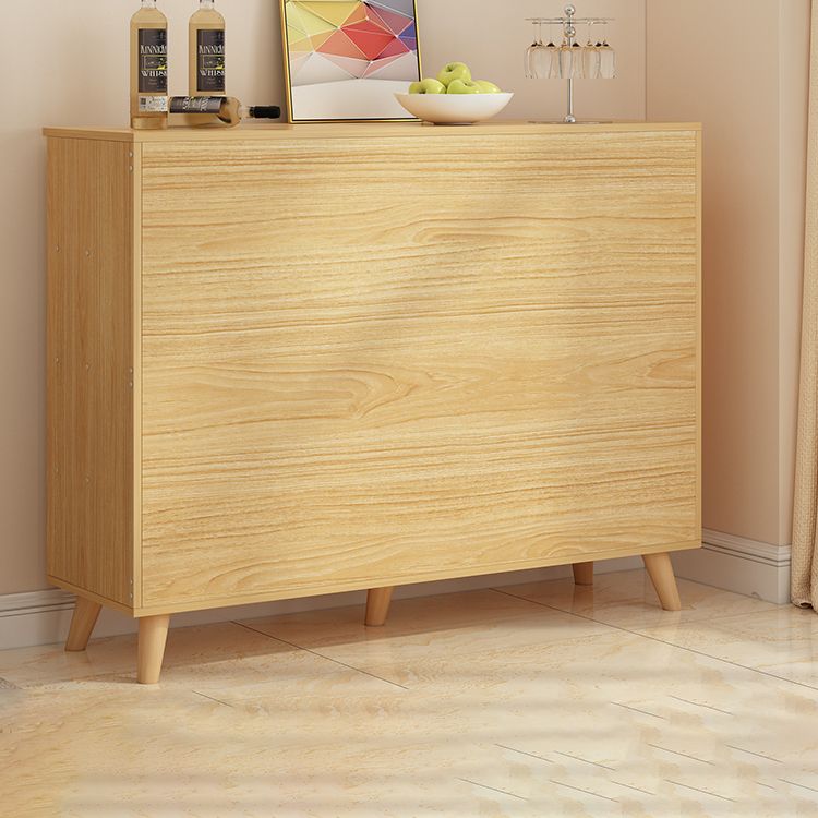 Contemporary Wood Storage Chest Matte Finish Bedroom Dresser