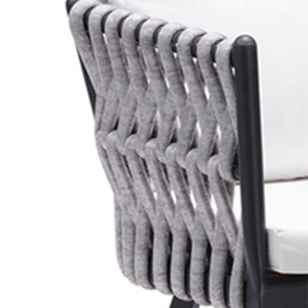 Boho Style Dining Set 1/3/5/7 Pieces Stone Dining Table Set for Outdoor