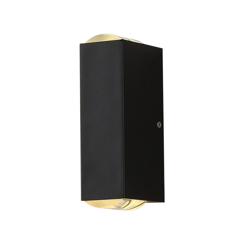 Mur mural à LED extérieur concis moderne Aluminium RECTANGULAIRE LAMPE MUR DE MUT