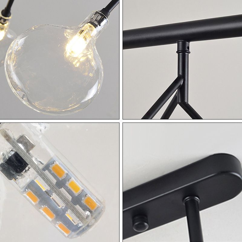 ANELLO PASSAGGIO PASSAGGIO LUCIMAMENTO METALE LED LED MODERMINISTRISTA LUCE PENDANTE