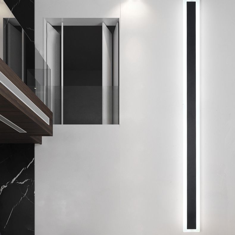 Modern Style Linear Sconce Light Fixtures Metal 1 Light Wall Mounted Lighting
