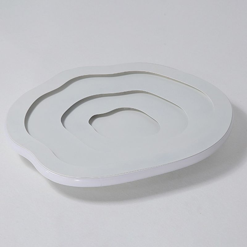 Witte Metalen Plafondlicht Lamp Moderne Stijl Cloud Flush Mount Plafondlicht Verlichting