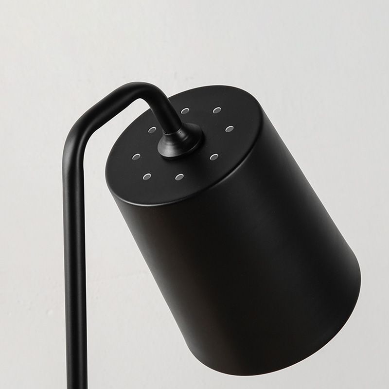 Cylindrical Bedside Reading Book Lamp Metal 1 Head Macaron Style Table Light