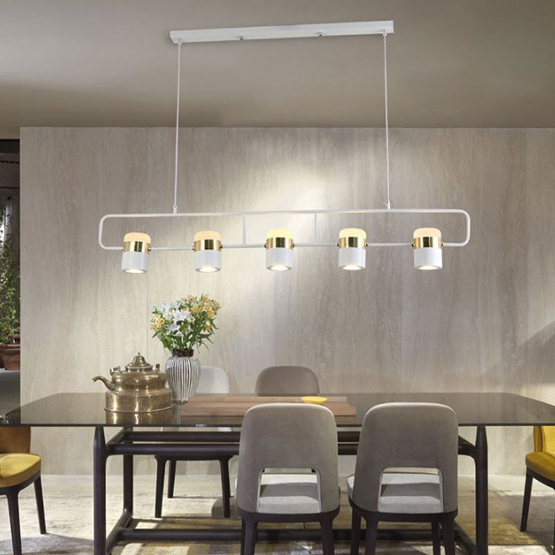 Modern Island Lighting Fixture Metal Dining Room Island Pendant Light