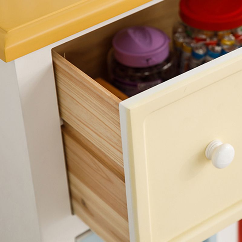 Contemporary 3/4 Drawers Wooden Chest, Rectangle Accent Chest