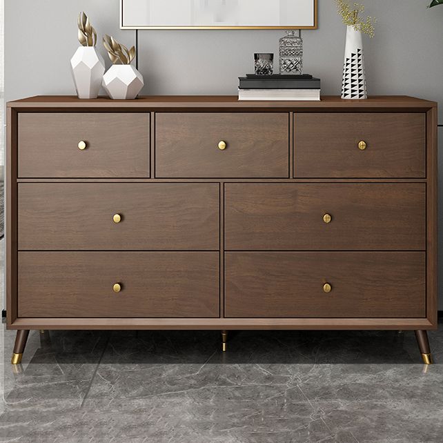 Wooden Chest Contemporary Glam Storage Chest Dresser with Drawers