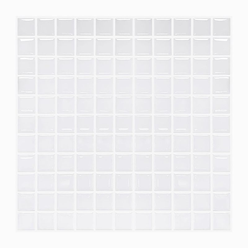 Mosaic Peel & Stick Tile Square Water Resistant Tile for Bathroom Backsplash