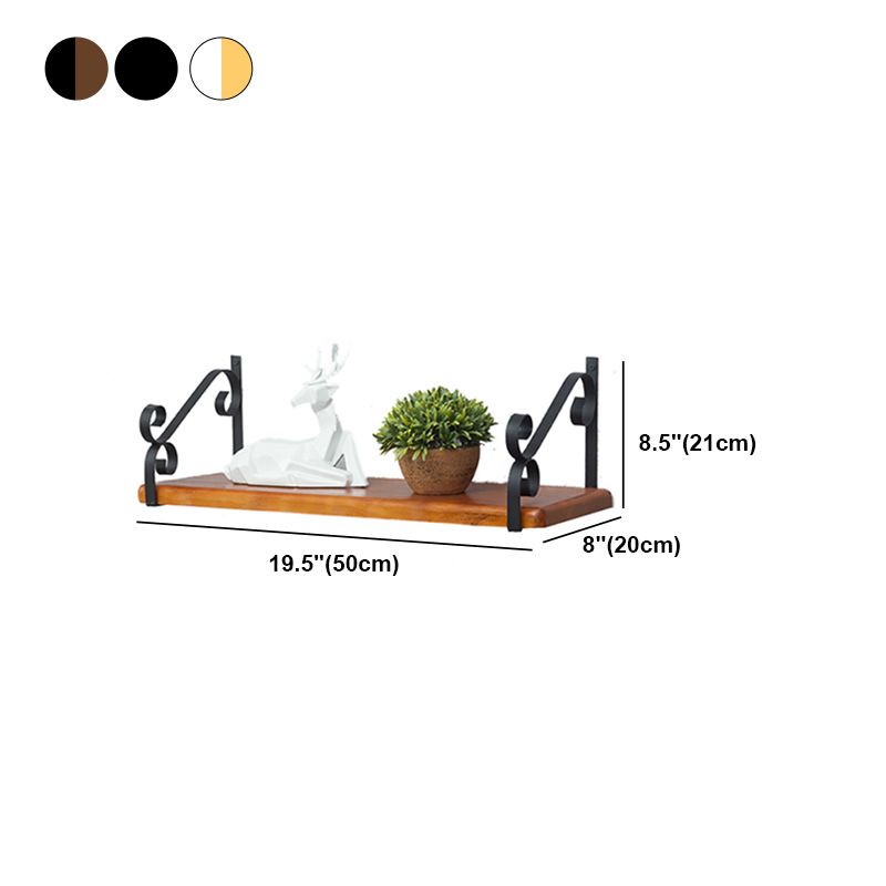 Closed Back Bookshelf Glam Style Wall Mounted Bookcase for Office Home Study Room