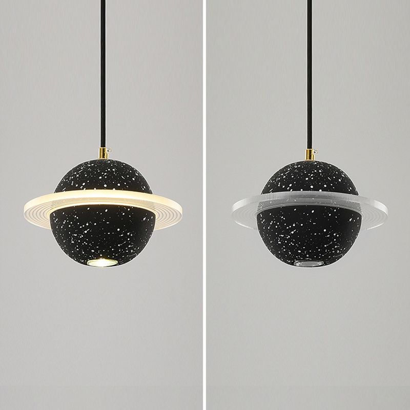Globe zeitgenössischer Stil Hanging Lampe Acryl -Einweihlampe Lampe