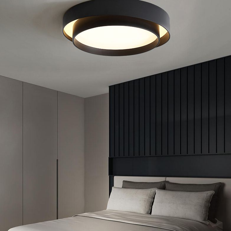 Ronde inbouw plafondlamp Moderne stijl LED metalen plafondlamp