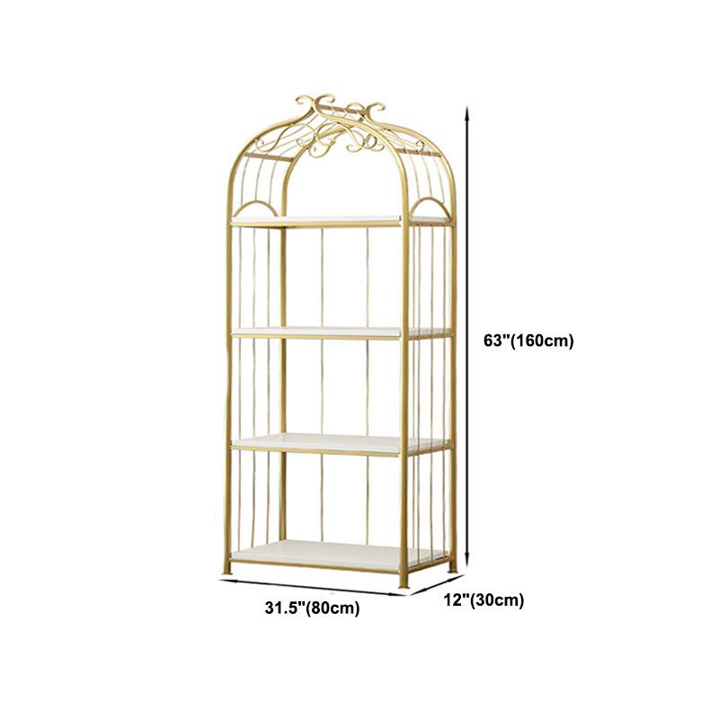 Metal Bookshelf Modern Etagere Bookcase Storage and Display Shelves