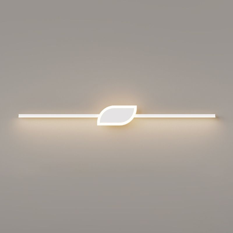 Nordic Style Iron Wall Light Strip Shape Wall Lamp for Children's Room