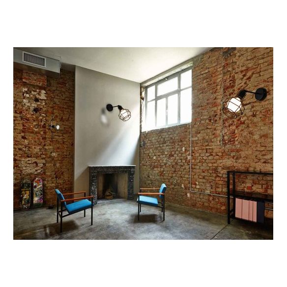 American Industrial Style Shaded Sconce Wall Light Metal 1 Light Sconces