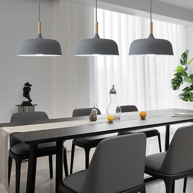 Pumpkin Pendant Light Aymator Macaron Style Snack Bar Dining Room Hanging Light