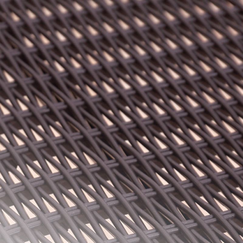 Tropical Rattan Outdoor Bistro Chairs Stacking Outdoors Dining Chairs with Arm