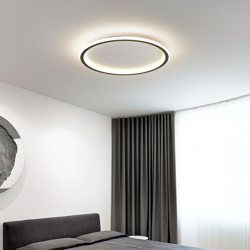 Schlafzimmer LED Flush Deckenleuchten Super-dünne zeitgenössische Flush Mount Licht mit Kreis Form