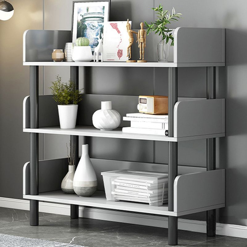 Engineered Wood Standard Bookshelf Open Back Bookcase with Shelves