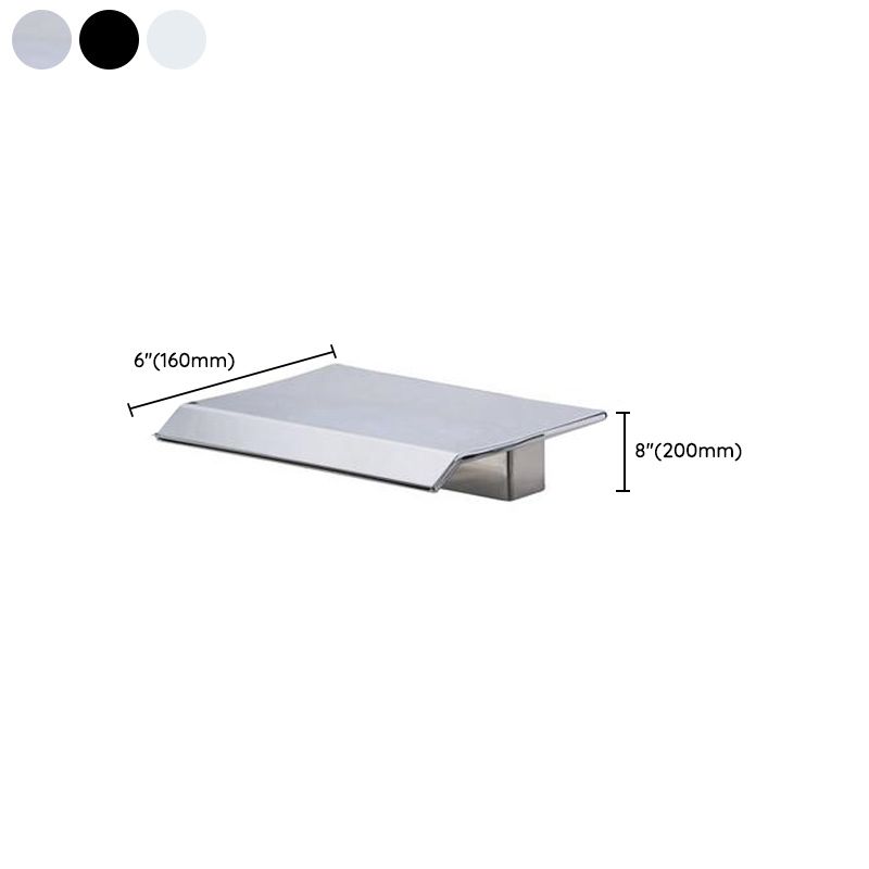 Modern Bathroom Faucet Low Arc Pure Color Wall Mounted Bathroom Sink Fauce