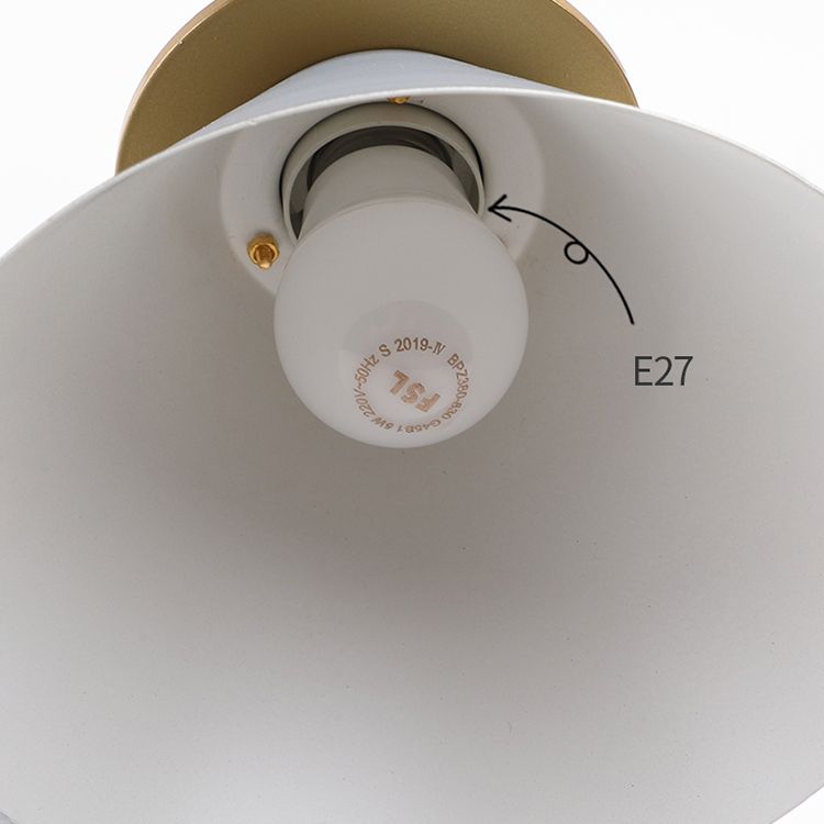 Accesorio de iluminación de pared cónica de estilo nordic