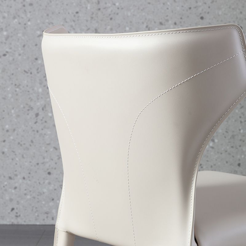 Upholstered Faux Leather Dining Chair Contemporary Dining Chair