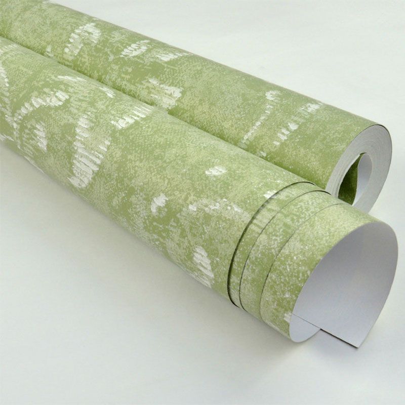 Stain-Resistant Flower Wall Decor Non-Woven Fabric Rural Wallpaper for Bedroom, Non-Pasted
