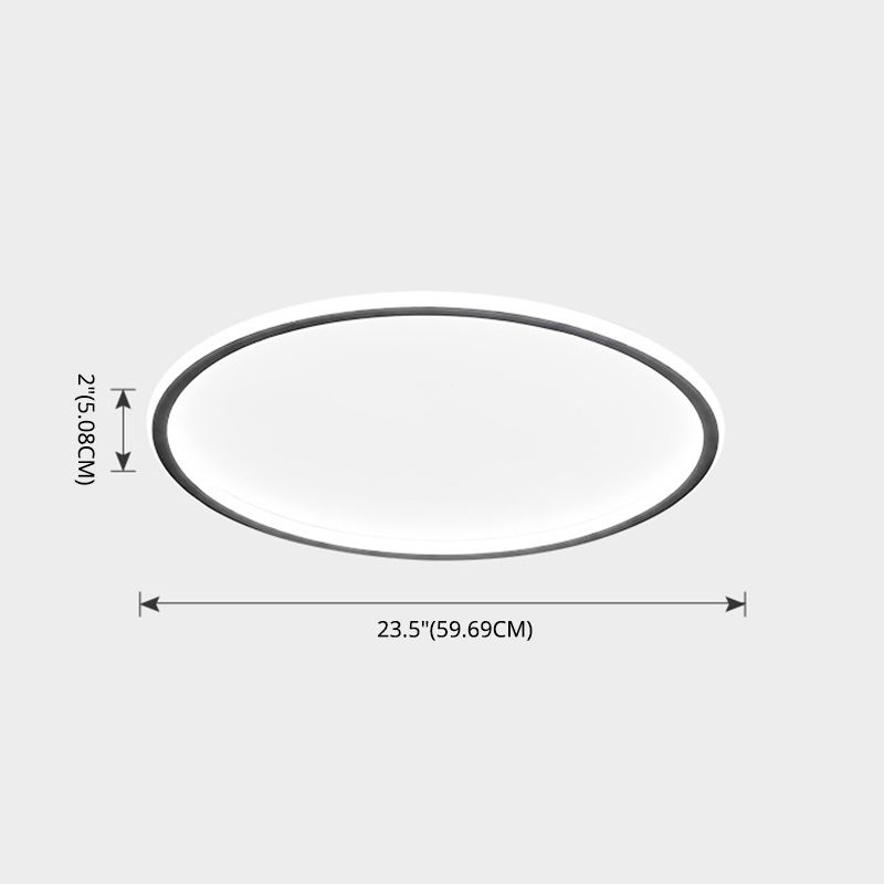 Ultradunne minimalistische LED-plafondlampen Ronde moderne stijl Eenvoud LED-inbouwlamp voor slaapkamer