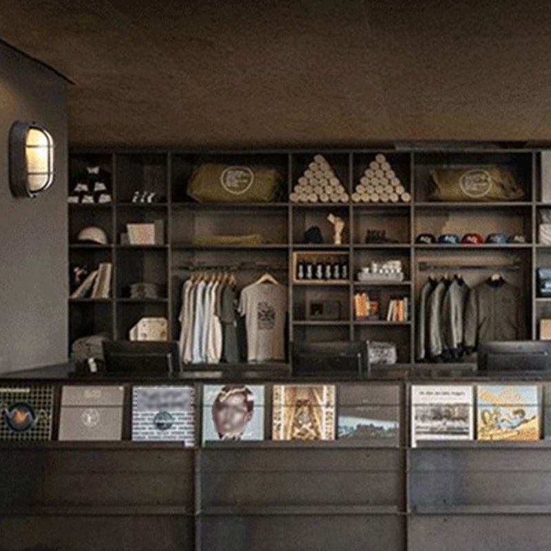 Industrial Style Aluminum Vanity Light Ellipse Shape Vanity Lamp for Shower Room