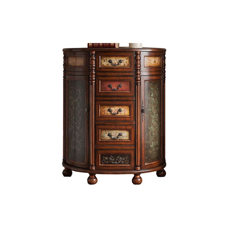 Traditional Storage Chest Dresser Solid Wood Chest with 3/4/5 Drawers