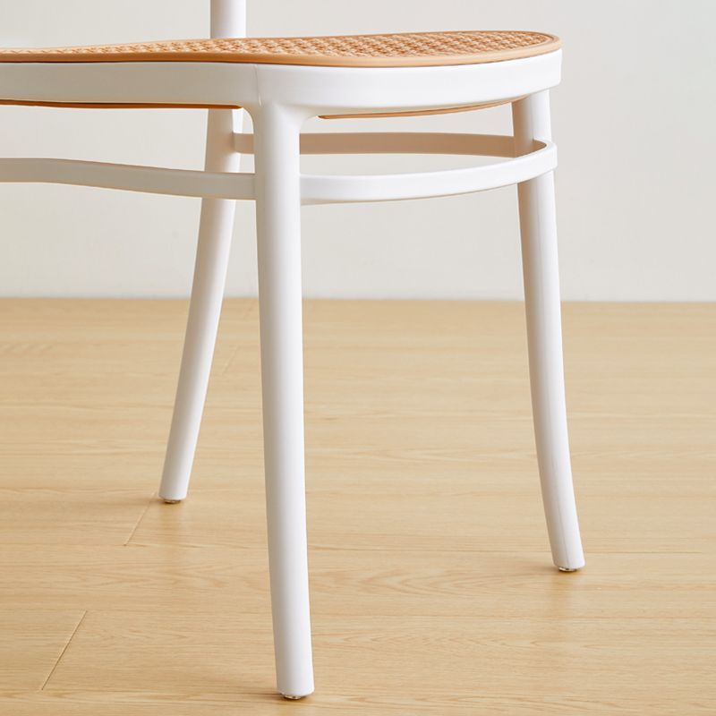 Modern Plastic Frame Counter Bar Stool Footrest Armless Stool
